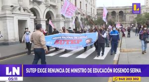 Sutep anuncia movilización masiva y exige renuncia del ministro de Educación