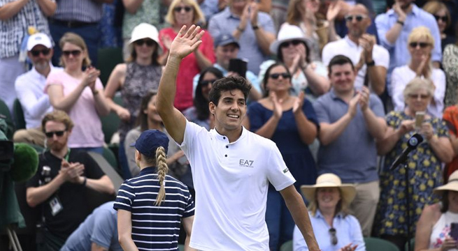 Kyrgios avanza a cuartos de final de Wimbledon y enfrentará a chileno Garin