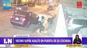 Chorrillos: joven intentó lanzar las llaves de su vehículo para evitar ser asaltado