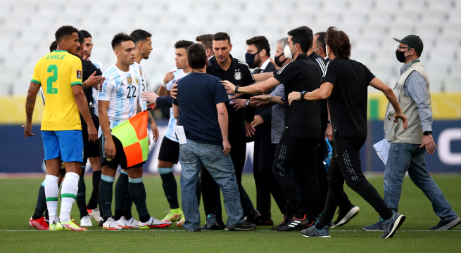 Federación argentina confirma que partido suspendido ante Brasil por eliminatoria no se va a jugar