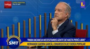 Hernando Guerra García: “Para la vacancia necesitamos gente de hasta de Perú Libre”