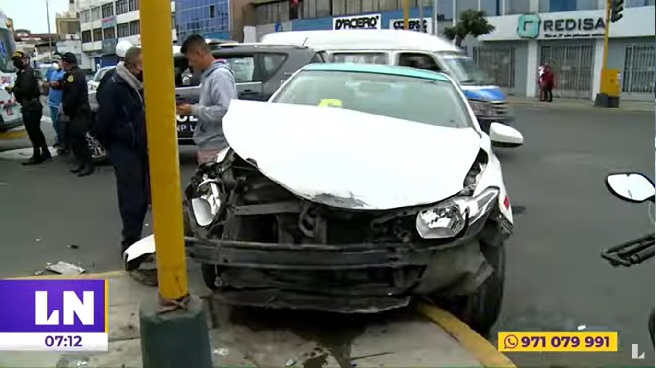 Trujillo: tres heridos en dos accidentes de tránsito en la avenida España