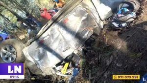 Gran Chimú: cuatro muertos deja caída de camioneta a abismo