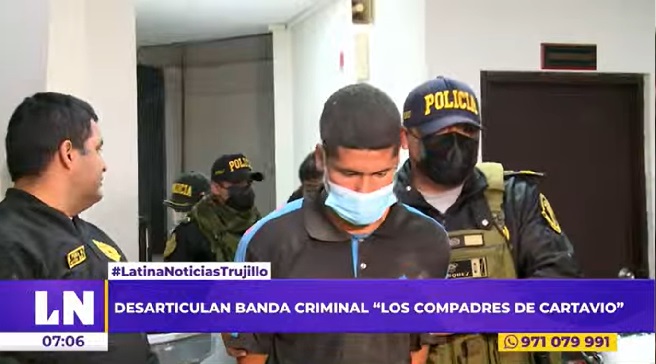 Trujillo: detienen a dos integrantes de la banda ‘Los compadres de Cartavio’