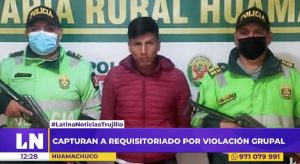 Huamachuco: capturan a requisitoriado por  violación grupal a adolescente