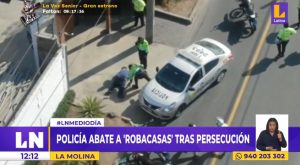 Policía abate a robacasas tras persecución en La Molina