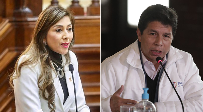 Lady Camones exige a Pedro Castillo que otorgue facilidades a la Fiscalía para investigaciones