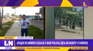 Periodista de Latina recibe amenazas de mineros ilegales tras ataque a base policial