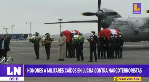 Rinden honores a militares caídos en lucha contra narcoterroristas