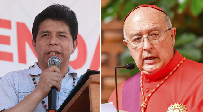 Pedro Castillo a cardenal Pedro Barreto: «Si él tiene la buena voluntad, yo lo espero en la tarde»