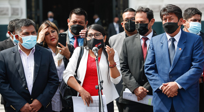 Congreso: Perú Libre presenta denuncia constitucional contra fiscal de la Nación