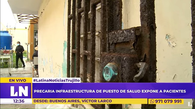 Trujillo: precaria infraestructura de posta médica pone en riesgo integridad de pacientes