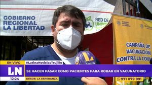 Trujillo: delincuentes roban S/ 10 000 de vacunatorio tras hacerse pasar como pacientes