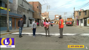 Trujillo: vecinos construyen rompemuelles  en calle Francisco de Paula por constantes accidentes