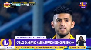 Carlos Zambrano habría sufrido descompensación previo a entrenamiento con Boca Juniors