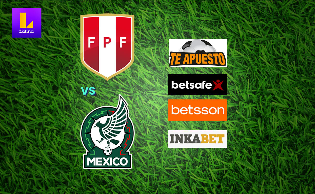 ¿Cuánto paga Perú vs. México? Apuesta este partido en tu casa de apuestas deportivas favorita