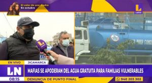 Jicamarca: conductores de cisternas denuncian que han sido separados de sus puestos