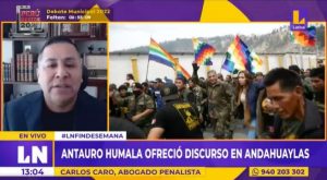 Antauro Humala regresa tras 17 años a Andahuaylas y brinda masivo discurso