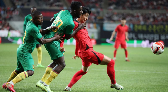 Cabezazo de Son le da triunfo a Corea del Sur sobre Camerún en amistoso