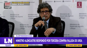 Andrés Alencastre afirma que proceso de compra de urea fue boicoteado