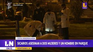 Ventanilla: sicarios asesinan a balazos a tres jóvenes en parque El Principito