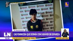 Chorrillos: capturan a hombre que era buscado por asesinar a su pareja y dormir con el cadáver