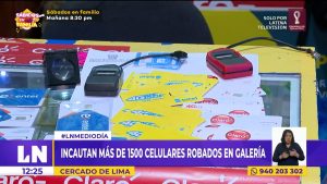 Cercado de Lima: incautan 1500 celulares robados en galería de zona conocida como Tacora