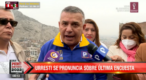 Daniel Urresti sobre primer puesto en encuestas: «Los limeños no quieren otro Muñoz»