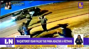 Chorrillos: delincuentes usan falso taxi para asaltar a transeúntes