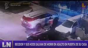 Carro blindado salva a regidor e hijos en asalto frustrado