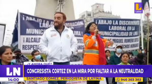 Congresista Isabel Cortez fue captada apoyando candidatura de Gonzalo Alegría