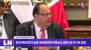 BCR proyecta que inversión pública en el Perú será de 0% para el 2023
