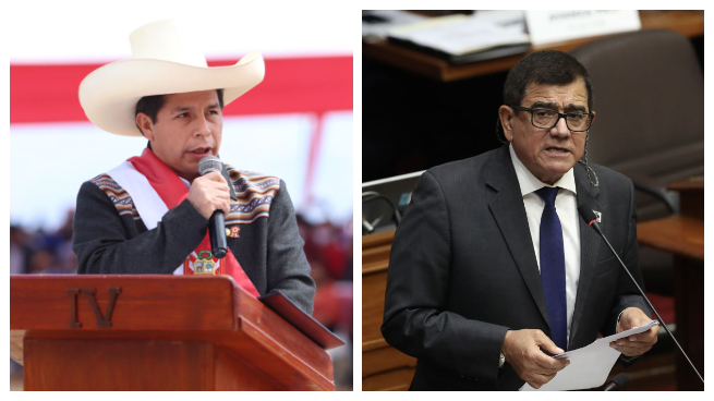 Pedro Castillo se reunió con José Williams Zapata en el Congreso en búsqueda de consensos