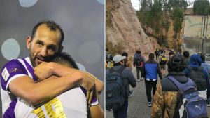 Alianza Lima: Hinchas llegaron caminando a Ayacucho para el duelo de esta tarde