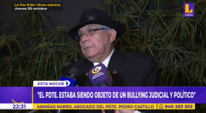 Ananías Narro sobre Pedro Castillo: «El presidente estaba siendo objeto de bullying»