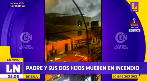 Breña: padre y sus dos hijas mueren asfixiados en incendio