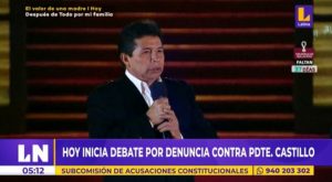 Congreso inicia hoy el debate por la denuncia constitucional contra Pedro Castillo