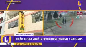 San Martín de Porres: Dueño de chifa muere en asalto a su restaurante