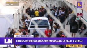 Cientos de venezolanos son expulsados de Estados Unidos hacia México