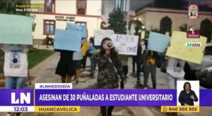 Huancavelica: Asesinan de 30 puñaladas a joven universitario