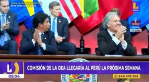 Comisión de la OEA llegaría al Perú la próxima semana