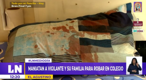 Delincuentes maniataron a vigilante y su familia para robar en colegio