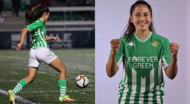 La peruana Pierina Núñez debuto con el Real Betis en la Primera División Femenina de España