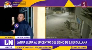 Sismo en Perú: movimiento telúrico de magnitud 6.1 remece Piura esta madrugada