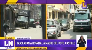 Madre del presidente Pedro Castillo fue trasladada a un centro de médico, anuncia Fiscalía