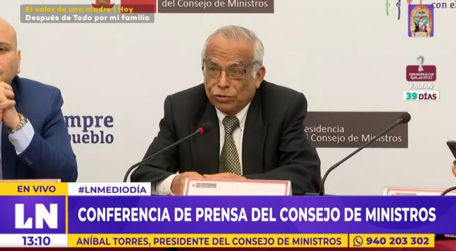 Aníbal Torres afirma que no ofrecerá disculpas: No le he faltado a la prensa