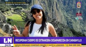 Carabayllo: Policía halla cuerpo enterrado de turista desaparecida