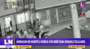 El Agustino: apuntan con un arma a padre que cargaba a su bebé para robarle