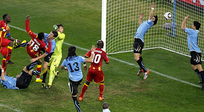 Con la mano de Suárez: recuerda el último Ghana vs. Uruguay