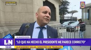 Ministro Salas sobre Jorge López: Es mejor que se investigue fuera del cargo